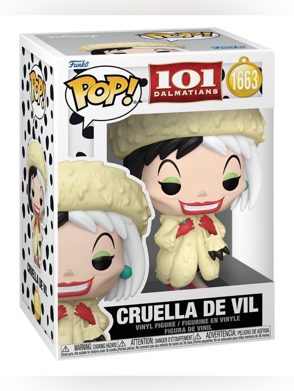 Funko Pop! Disney: 101 Dalmatians 65th Anniversary - Cruella De Vil